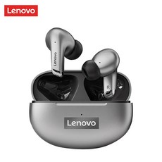 레노버블루투스이어폰 Lenovo LP5 스포츠 방수 무선 블루투스 이어 버드 하이파이 스테레오 사운드 음악 마이크 이어폰 gray