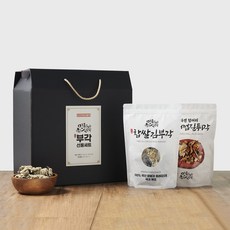 수제 찹쌀 김 부각 선물 세트 450g 화사 김부각 아이들 반찬 간식 맥주안주, 혼합 선물세트(김부각5팩+황태4팩)