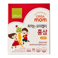 올가맘 아동용 짜먹는 요미젤리 홍삼 20g x 30p, 감귤맛, 13개, 600g