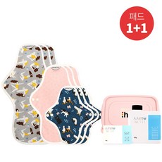 한나패드 N면생리대 일주일초경패키지 패드 1+1 면생리대, 1개, 1box