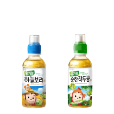 코코몽 유기농하늘보리 200mL 24개+순한 작두콩차 200mL 24개 외 3종