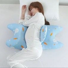 누워 복부 옆으로 허리 지지대 U자형 보호 두리 측면 임산부 베개 수면, Color 3