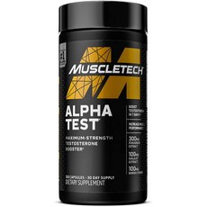 Muscletech MuscleTech Pro Series Alpha Test Testosterone Booster 머슬테크 알파 테스트 120 캡슐, 120개입, 2개