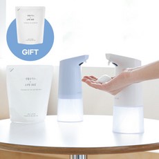 라이프썸 자동 거품 손세정기 (LFS-HA11)+핸드워시 1개, 블루+핸드워시 1개