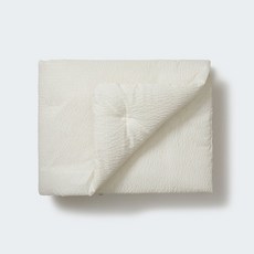 [JAJU/자주] 자연냉감 햄프서커 차렵이불_S/SS_아이보리_150X210cm