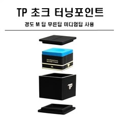 당구초크 TP 터닝포인트 초크 당구용품, M, 1개