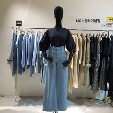 보브 아웃포켓 와이드 데님 팬츠 7121255801