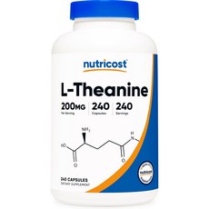 뉴트리코스트 L-테아닌 200mg 캡슐, 240정, 1개 240정, 1개