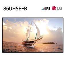 LG전자 정품 86UH5E-B 217cm 86형 UHD IPS패널 사이니지 TV 브라켓포함, 방문설치, 벽걸이형, 86UH5E