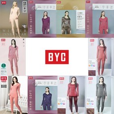 BYC 여자 내복 상하 세트 - byc60수여성내복