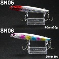 TAKEOFF 서프스나이퍼 95S 30g 싱킹펜슬 롱캐스팅 BKK훅 농어 광어 삼치 선상루어 넙치농어, 스나이퍼 95mm/30g, SN06