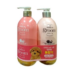 시리우스그룸 애견용 샴푸470ml+컨디셔너 470ml 러블리베리향, 470ml