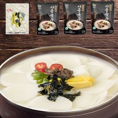 [6~7인분] 사골 육수 떡국 재료 세트 쌀 떡국떡 밀키트 새해 설날 떡만둣국, 1개, 1.4kg