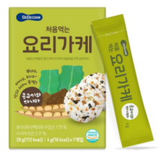 베베쿡 처음먹는 요리가케, 콩고기와다시마, 4g, 1개