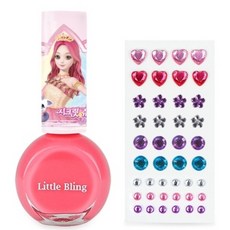 Little Bling Secret Jouju 星女神珠寶美甲套組, Date Pink, 1組