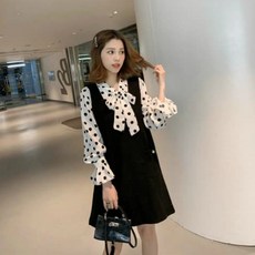 레이첼마켓 빅사이즈투피스 적합 사타구니 허벅지 굵은 가라이 가리기 치마 초 가을 여성의류 뭉실뭉실 이쁜이 슬림핏 뱃살커버