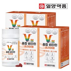일양약품 종합 멀티 비타민 미네랄 프리미엄, 60정 x 4개