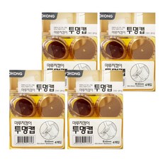 오공 마루지킴이 40mm 투명캡 원형 4p, 4개