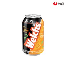 웰치스 제로 오렌지 355ml, 12개 12개, 355ml