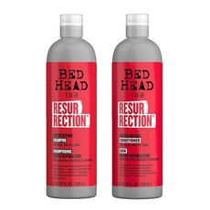 TIGI 베드 헤드 샴푸 & 컨디셔너 손상된 모발 부활용 부활 식물 2 x 750ml(2 x 250 액량 온스), 1개, 750ml