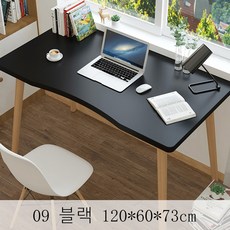 뉴타임즈13 책상 컴퓨터책상 가정용학생탁상용 침실간이 사무용작은 책상 XT18 A18, 09 블랙 120*60*73cm