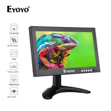 라즈베리파이모니터 Eyoyo 8 quotHDMI 모니터 IPS 휴대용 디스플레이 화면 지원 HDMI/VGA/AV/BNC/SPEAK 입력 1280X720 PC 용 소형 TV Ras