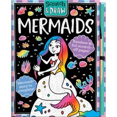(영문도서) Scratch and Draw Mermaids Hardcover, Imagine That, English, 9781801051279