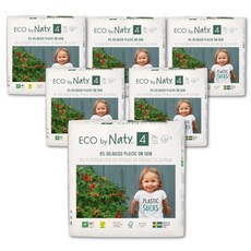 네띠 [Eco by Naty] 밴드 기저귀 4단계 26매 x 6팩, 밴드 사이즈4 6팩, 선택완료