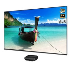Yovanxer 150 인치 최대 ALR T 프리즘 UST 프로젝터 스크린 조도계 거부 프로젝션 커튼 3D/4K 8K 지원