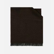 Prima Classe Geo Pieno scarf in wool blend 40 x 190 Dark Brown 23IK1S39516300500