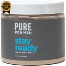 Pure for Men 퓨어 포 맨 오리지널 청결 유지 섬유 보충제 파우더 | - 규칙성 증진에 도움 실로움 허스크 알로에 베라 치아 씨앗 아마씨 독점 포뮬러 180g 비건, 1개 - 퓨어포맨