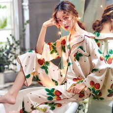 부드러운 산딸기 잠옷 잠옷가운 파자마 추천 홈웨어 추천 크리스마스 선물 추천 예쁜 홈웨어
