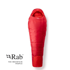 RAB 랩 익스페디션 1000 QSM-27 동계용 백패킹 혹한기 침낭, 1개, 레드