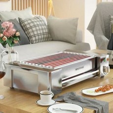 라클렛 치즈 그릴 raclette 가정용 상업용 무연 전기 바베큐 실내 구운 굴 양 꼬치 기계 캐스트 다리미 자제력