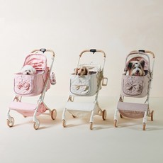 반려동물 투단단 유모차, 카멜베이지, 1개