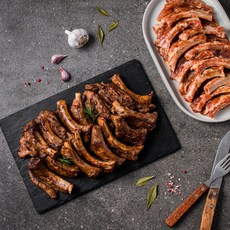 오늘만등갈비 바베큐 등갈비 쪽갈비 600g & 1kg (냉동), 1개