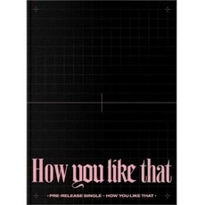 블랙핑크 '하우 유 저것' 스페셜 에디션 CD+1p 양면 포스터+1p 접이식 포스터 온팩+132p 포토북+1p 포스, 단일옵션, 단일옵션