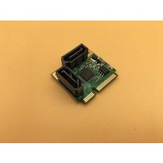 [해외] 미니 PCIESATA3 확장 카드 ASM1061 칩 2 포트 SATA3.0 카드 미니 PCIE SSD HDD SATA 카드 어댑터, 상세내용표시, 상세내용표시
