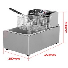 2500W DF81 프라이어 상업용 2x6 바구니 QT 포함 조리대 전기 35 탈착식 6L, 1 Tank 1 Basket