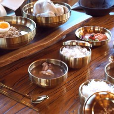 2중 진공 구조 타이타늄 놋그릇 전통 궁중 유기 반상기 세트 6P 12P 18P, 03_2인 상차림 풀세트