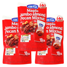 바프 메이플 점보 아몬드 피칸 믹스넛 200g x 3봉(+사탕1개 증정), 3개