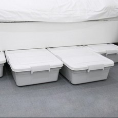 언더베드 리빙박스 침대밑 수납함, 14CM, 1개