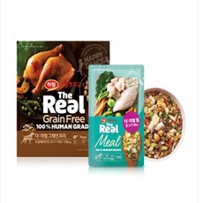 더리얼 오븐 강아지 사료 1kg +밀 화식 60g (닭고기 어덜트), 1개, 1.06kg