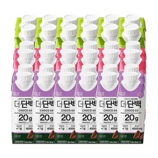 빙그레 더단백 드링크 250ml 3종 36개(초코x12 +딸기x12 +멜론x12)
