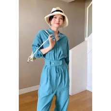 골프점프수트 빅사이즈 편한 원피스 형 반바지 연습장복장