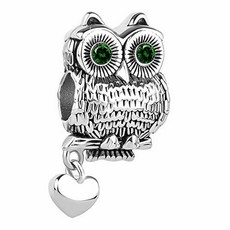 SexyMandala Lucky Wisedom Owl Charms Animal Bird Moon Birthsto/540588
