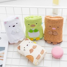 스밋코구라시 손수건 스미코구라시 타월 사각 스카프 땀 흡수 귀여운 수건