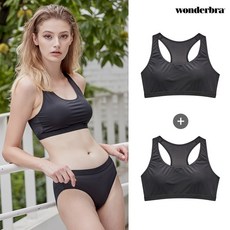 [WBX] 원더브라 에센셜 스포츠 블랙 브라 2종 WBWBR1N78_2