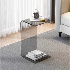 사이드 보조 테이블 협탁 티테이블 소형 소파 틈새, 파란색 30x30x높이60cm