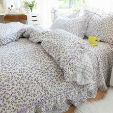 꽃무늬치마침대커버